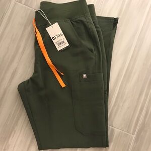 Figs Yola Scrub Pants Moss Size Medium